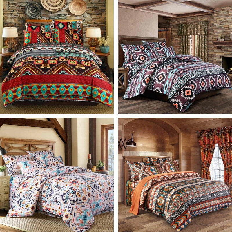 geometric-native-aztec-ethnic-bedding-set